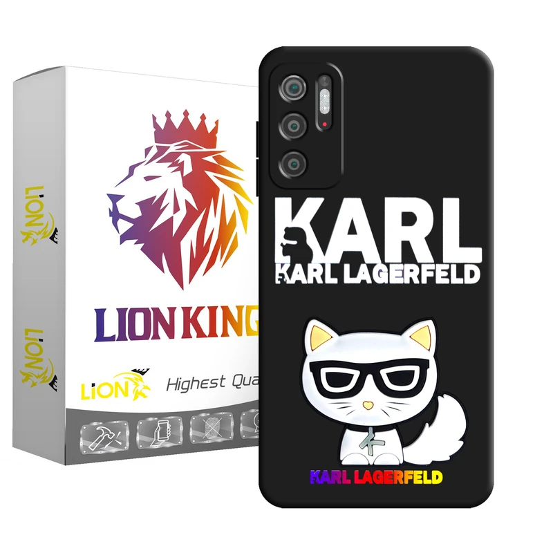    کاور لاین کینگ مدل گربه 3D مناسب برای گوشی موبایل شیائومی Poco M3 Pro