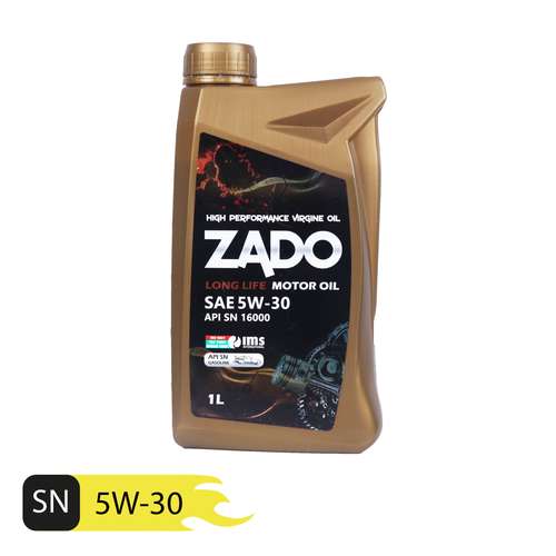 روغن موتور خودرو زادو مدل SAE 5W30-SN-16000 حجم 1 لیتر