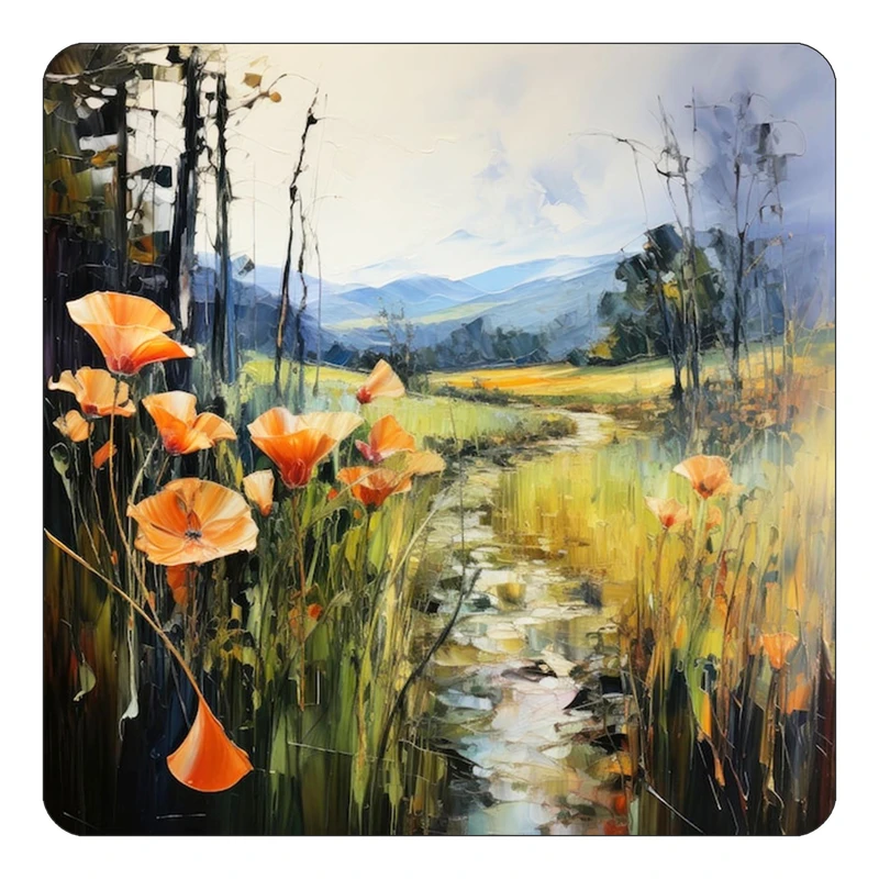 مگنت کاکتی طرح نقاشی رنگ روغن مدل mp73504