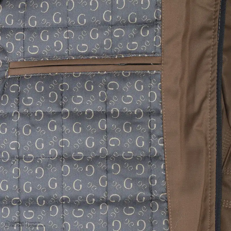 کاپشن مردانه دیورسو مدل کتان رنگ قهوه ای