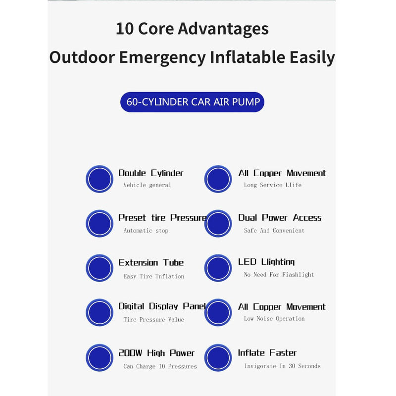 کمپرسور باد فندکی مدل 2-CYLINDER مجموعه 14 عددی کمپرسور باد فندکی مدل 2-CYLINDER مجموعه 14 عددی
