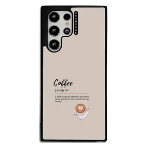 AKAM AMC-WSGS22U-COFFEE-16 Cover For Samsung Galaxy S22 Ultra