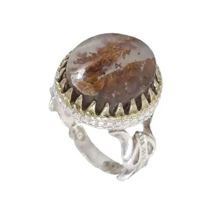 انگشتر نقره مردانه کد 4