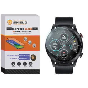 محافظ صفحه نمایش شیشه ای آلتیمیت شیلد مدل SH-UL مناسب برای ساعت هوشمند آنر Magic Watch 2 46mm