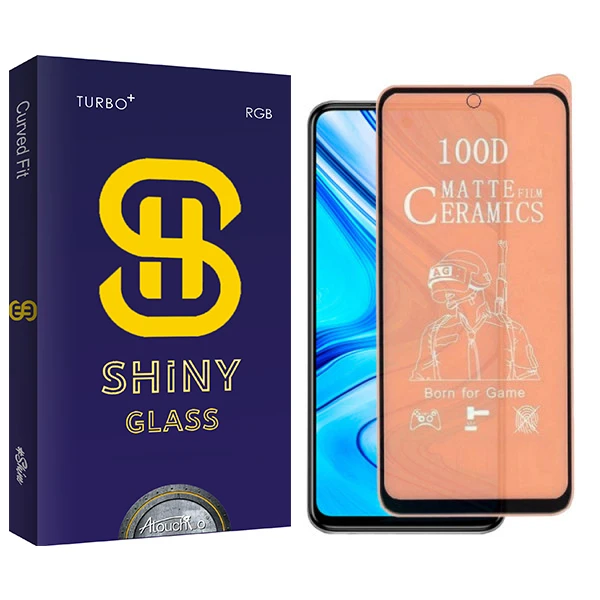 محافظ صفحه نمایش مات آتوچبو مدل Shiny Glass مناسب برای گوشی موبایل شیائومی Redmi Note 9 pro/ Note 9S