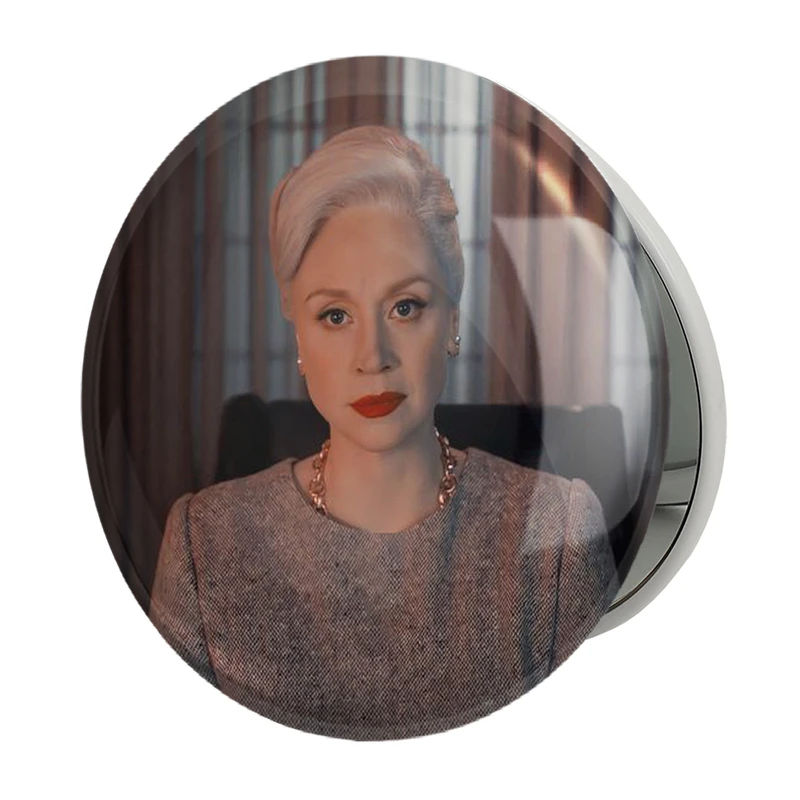 آینه جیبی خندالو طرح سریال ونزدی Wednesday مدل تاشو کد 25265 