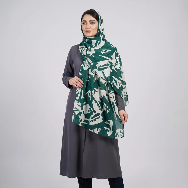 شال زنانه مدل نخی بهاری کد a-4080