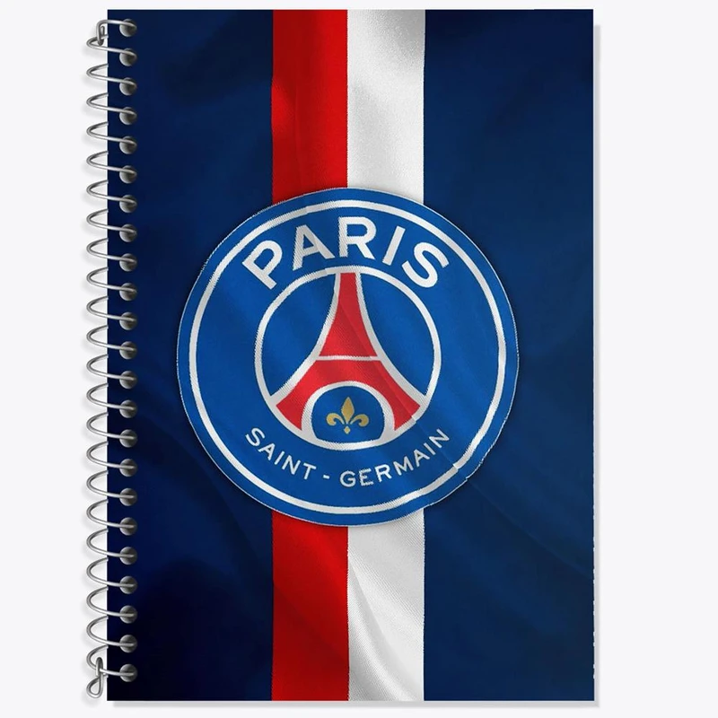 دفتر زبان 50 برگ خندالو مدل سه خط طرح باشگاه پاری سن ژرمن کد 26898