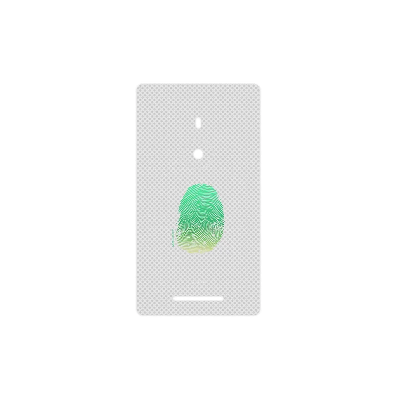 برچسب پوششی ماهوت مدل Minimal Fingerprint مناسب برای گوشی موبایل نوکیا Lumia 925