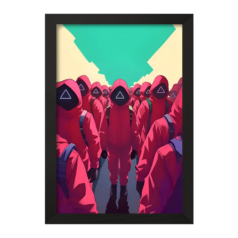 تابلو خندالو مدل بازی مرکب (Squid Game) کد F11851