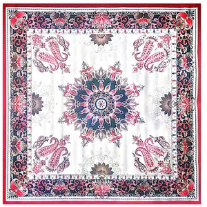 سفره چهار نفره مدل ترمه طلاکوب کد T-03