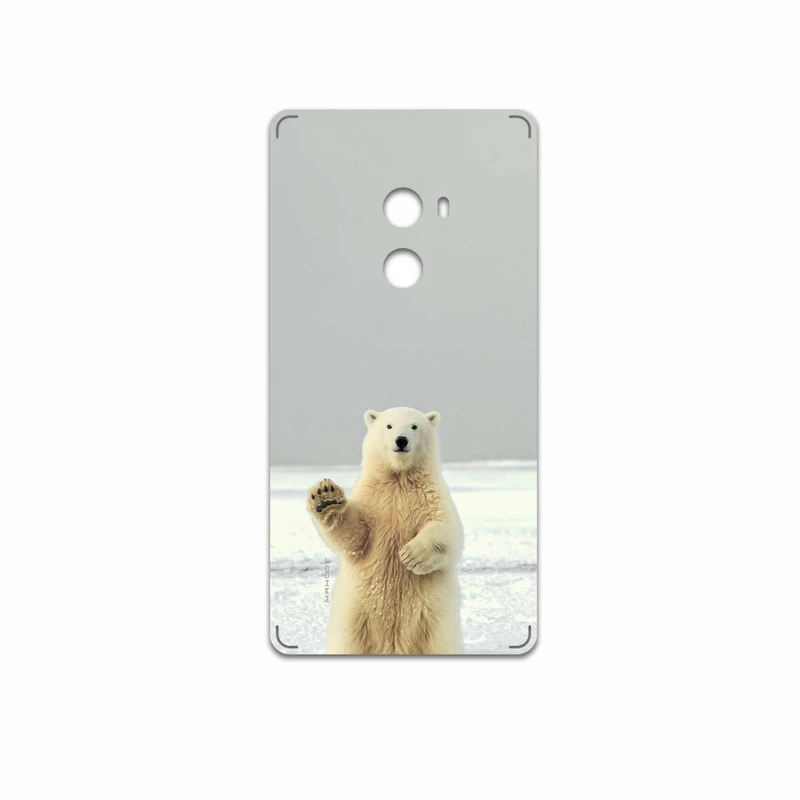 برچسب پوششی ماهوت مدل Polar bear مناسب برای گوشی موبایل شیائومی Mi Mix 2