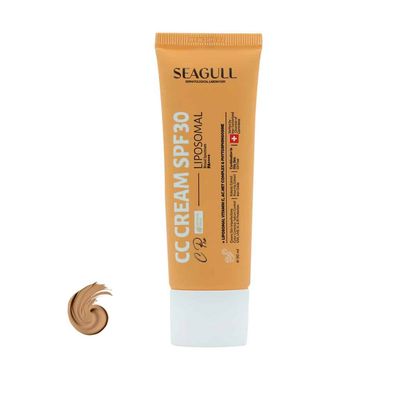 سی سی کرم SPF30 سی گل مدل Warm شماره 01 مناسب برای انواع پوست حجم 40 میلی لیتر