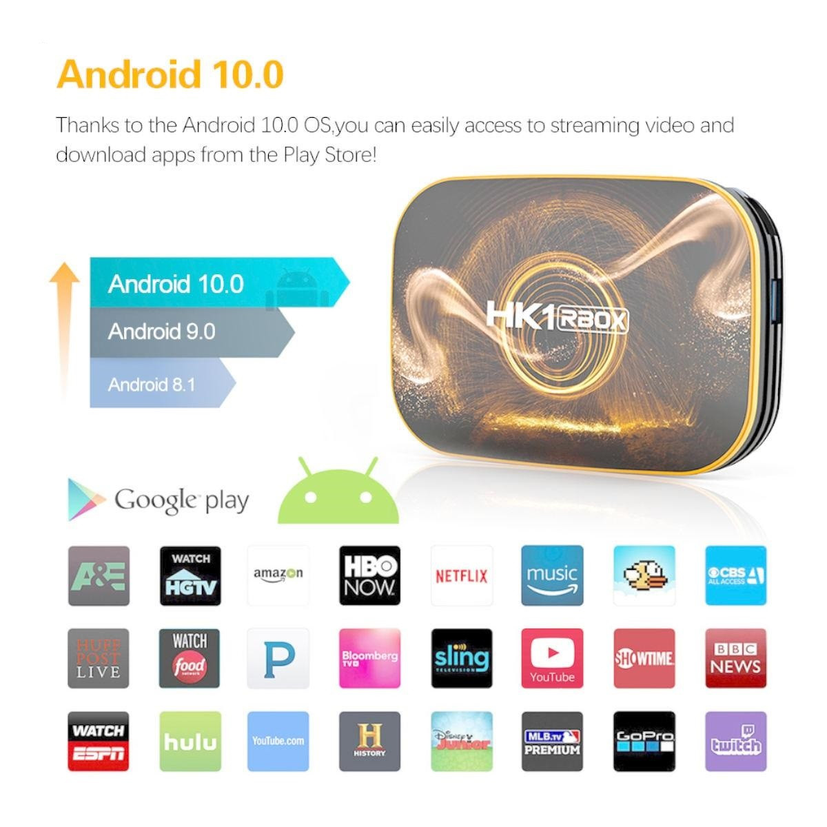 اندروید باکس اچ کی 1 مدل آرباکس 4/32 به همراه ایرماوس