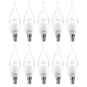 لامپ 7 وات فرنام مدل اشکی کریستالی پایه E14 مجموعه 10 عددی