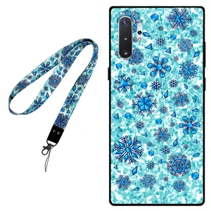 Megafone Snow Flake 0014 Cover For Samsung Galaxy Note 10 Plus Mobile Neckband 