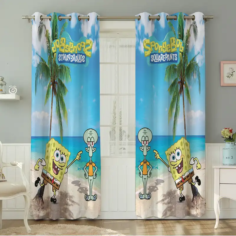 پرده نیروانا طرح کودک مدل مخمل کد 8372 سایز 140×280 سانتی متر