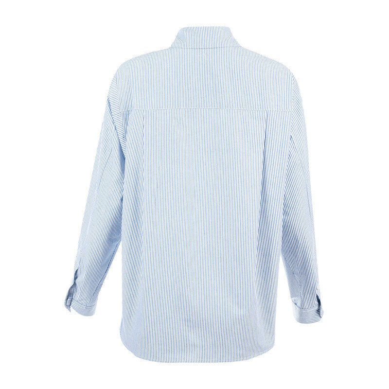 شومیز آستین بلند زنانه سرژه مدل 207357 رنگ آبی