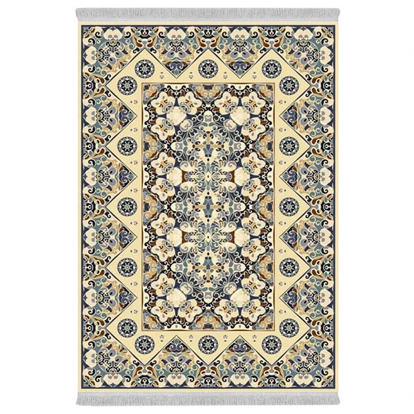 فرش پارچه‌ای دفه مدل فرشینه هازان مخمل طرح فانتزی کد 3313