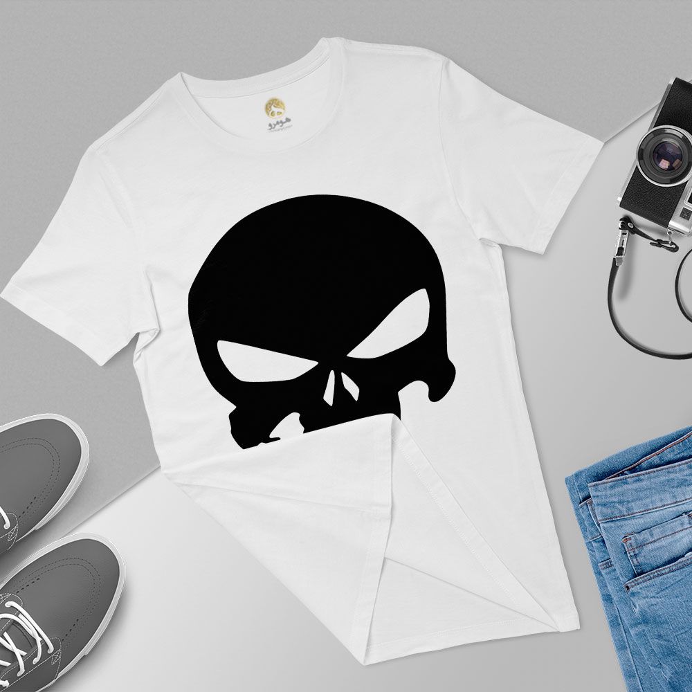 تی شرت آستین کوتاه مردانه هومرو مدل TW281 طرح پانیشر -  - 5