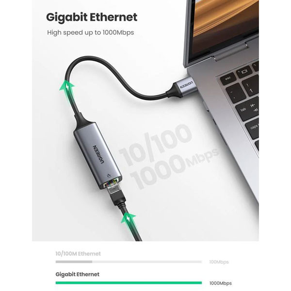مبدل USB-C به Ethernet یوگرین مدل CM199-50737
