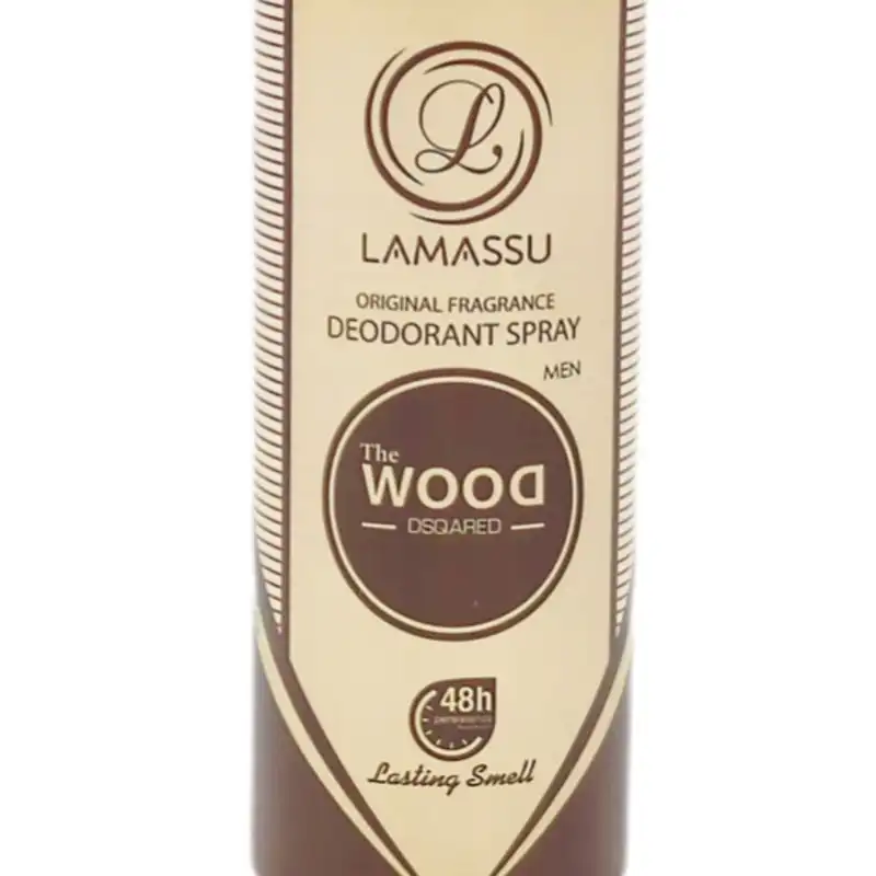 اسپری بدن لاماسو مدل The wood حجم 200 میلی لیتر