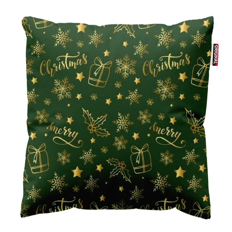 کوسن پاد آفرین طرح کریسمس کد 2619 سایز 30*30 سانتی متر