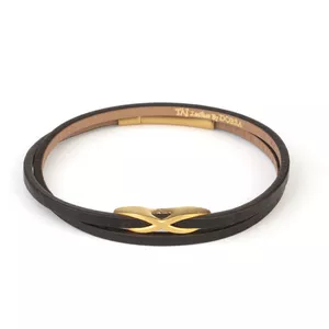 دستبند طلا 18 عیار مردانه تاج مدل G265