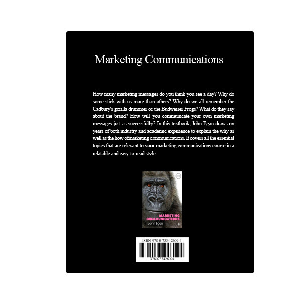 کتاب Marketing Communications اثر John Egan انتشارات نبض دانش کتاب Marketing Communications اثر John Egan انتشارات نبض دانش