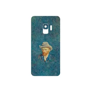 MAHOOT Self portrait with a gray felt hat Cover Sticker for Samsung Galaxy S9