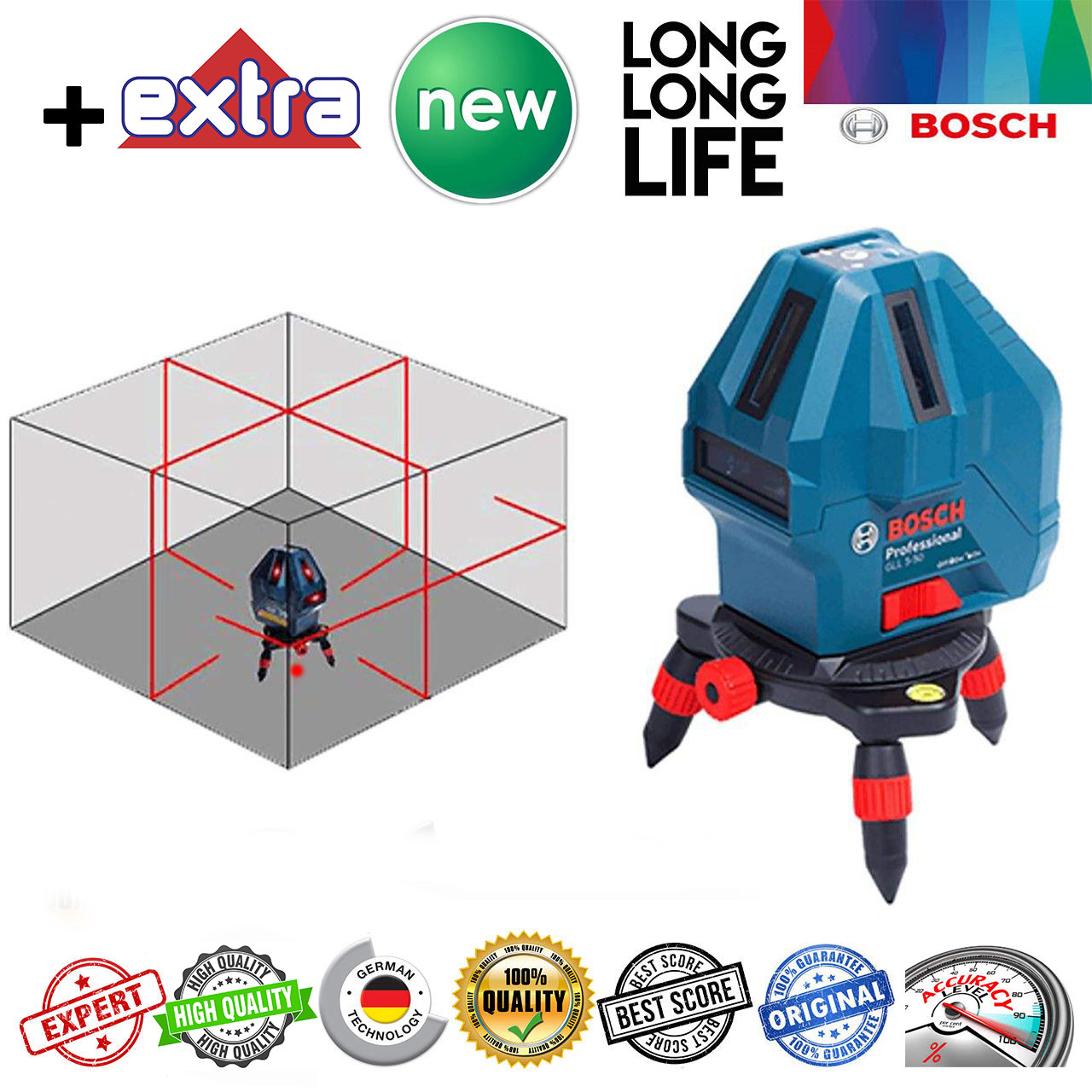 تراز لیزری بوش مدل GLL 5-50 X professional 2 Extra