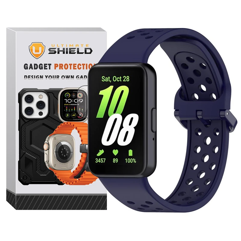 بند آلتیمیت شیلد مدل Nk Silic مناسب برای ساعت هوشمند سامسونگ Galaxy FIT 3 30mm