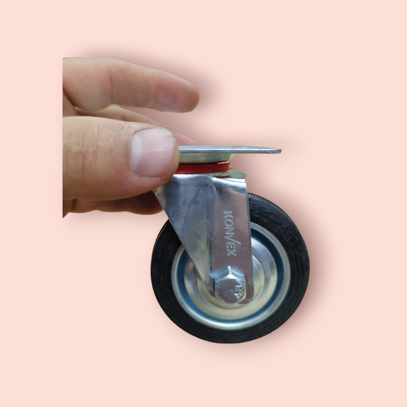 چرخ کفی‌دار کنوکس مدل TS-75MM کد 3/4