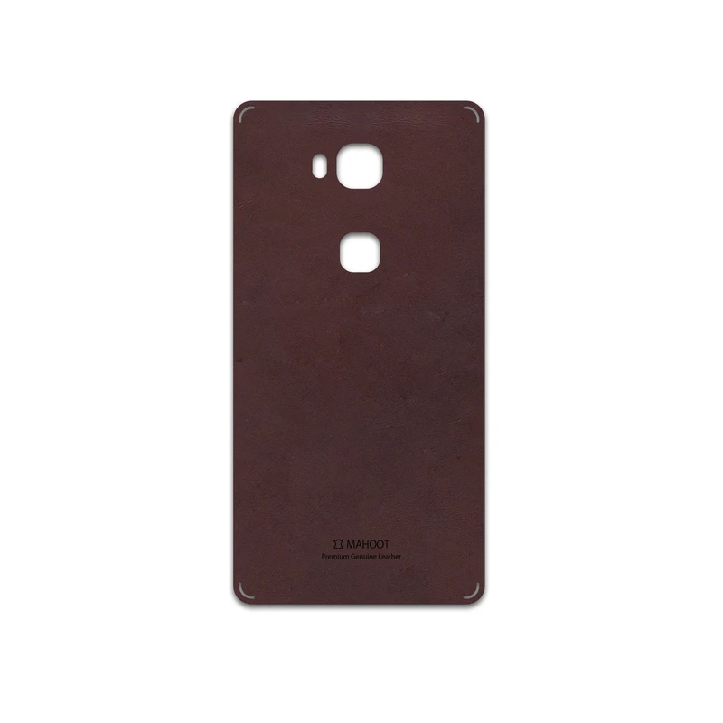 برچسب پوششی ماهوت مدل Matte-Dark-Brown-Leather مناسب برای گوشی موبایل آنر 5X