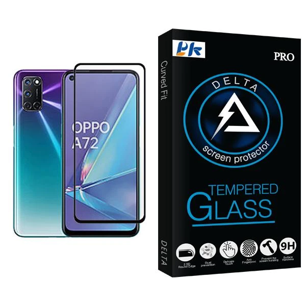 محافظ صفحه نمایش پی کی مدل Delta Glass MIX001 مناسب برای گوشی موبایل اوپو A72