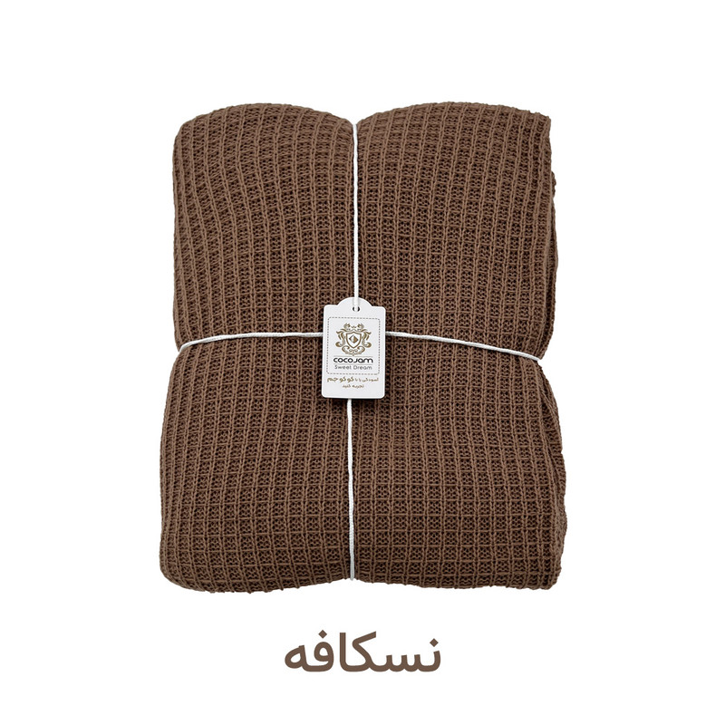 شال مبل و تخت کوکو جم مدل پیکه پلاس سایز 170x140 سانتی‌متر