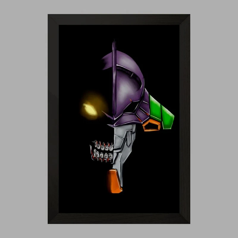 تابلو خندالو مدل ربات شینجی انیمه اونگلیون  کد 13817