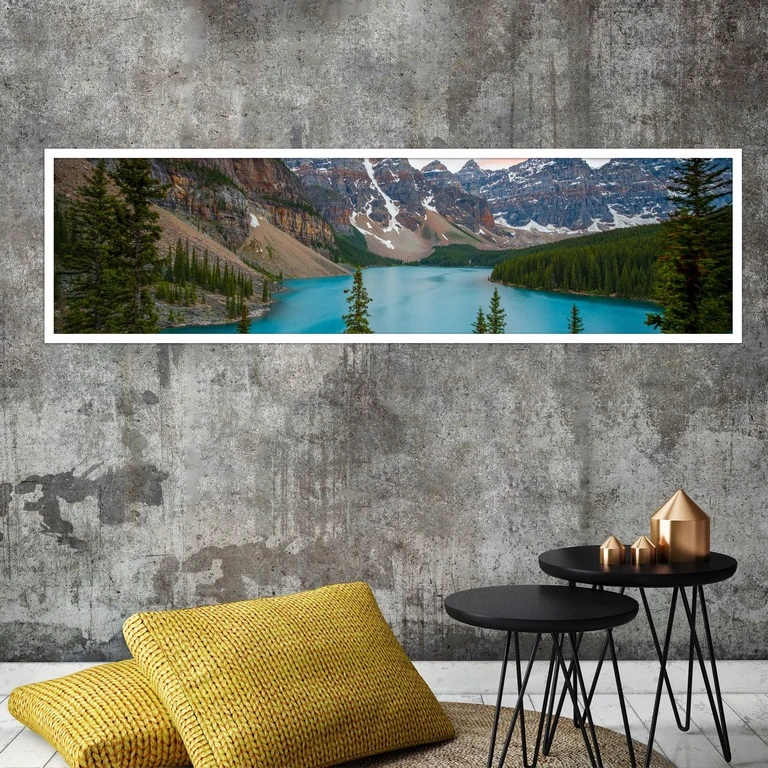 تابلو بکلیت طرح جنگل و دریاچه مدل کشیده W-7734