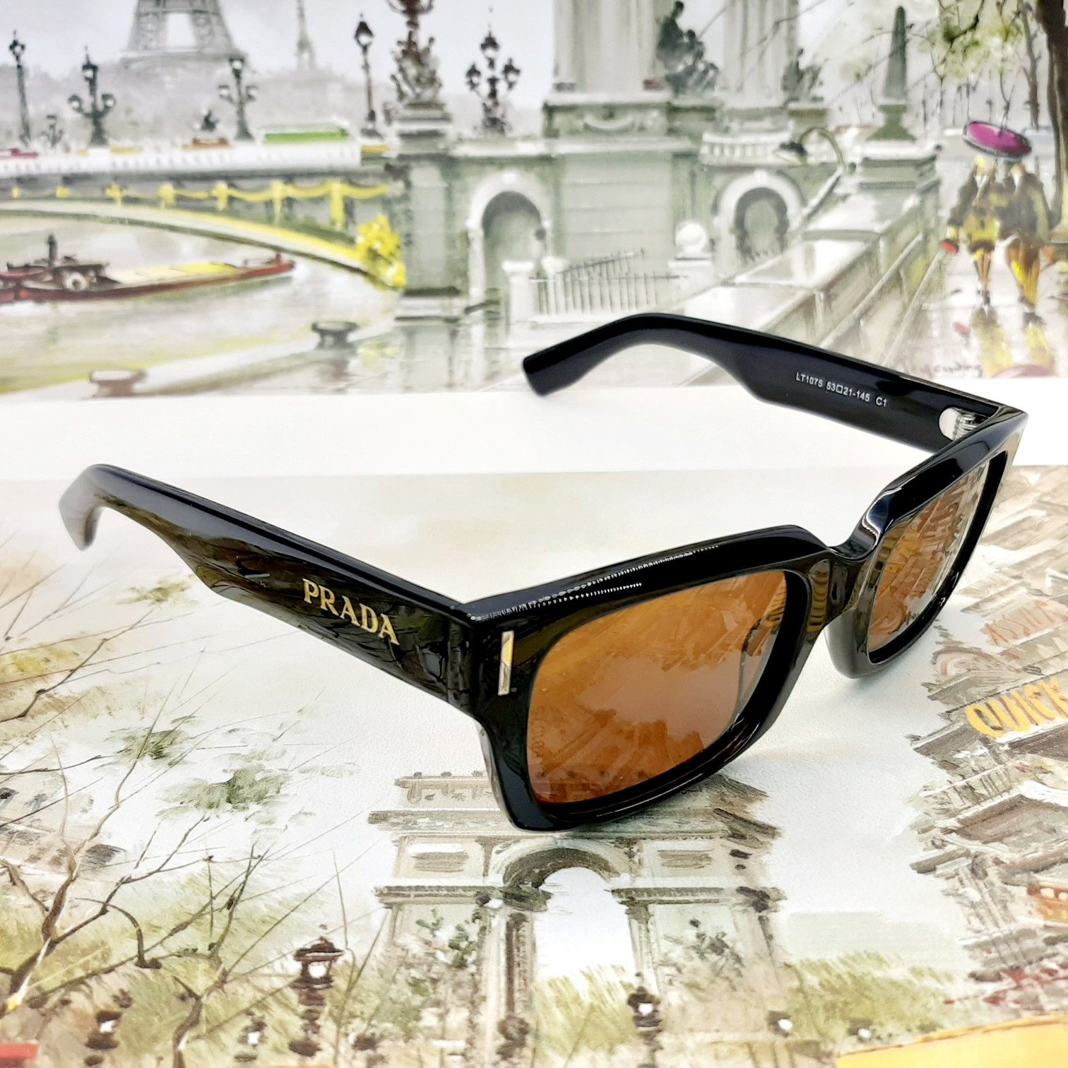 عینک آفتابی پرادا مدل LT1075c1 -  - 4