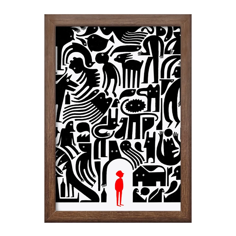 تابلو خندالو طرح فانتزی کد F175