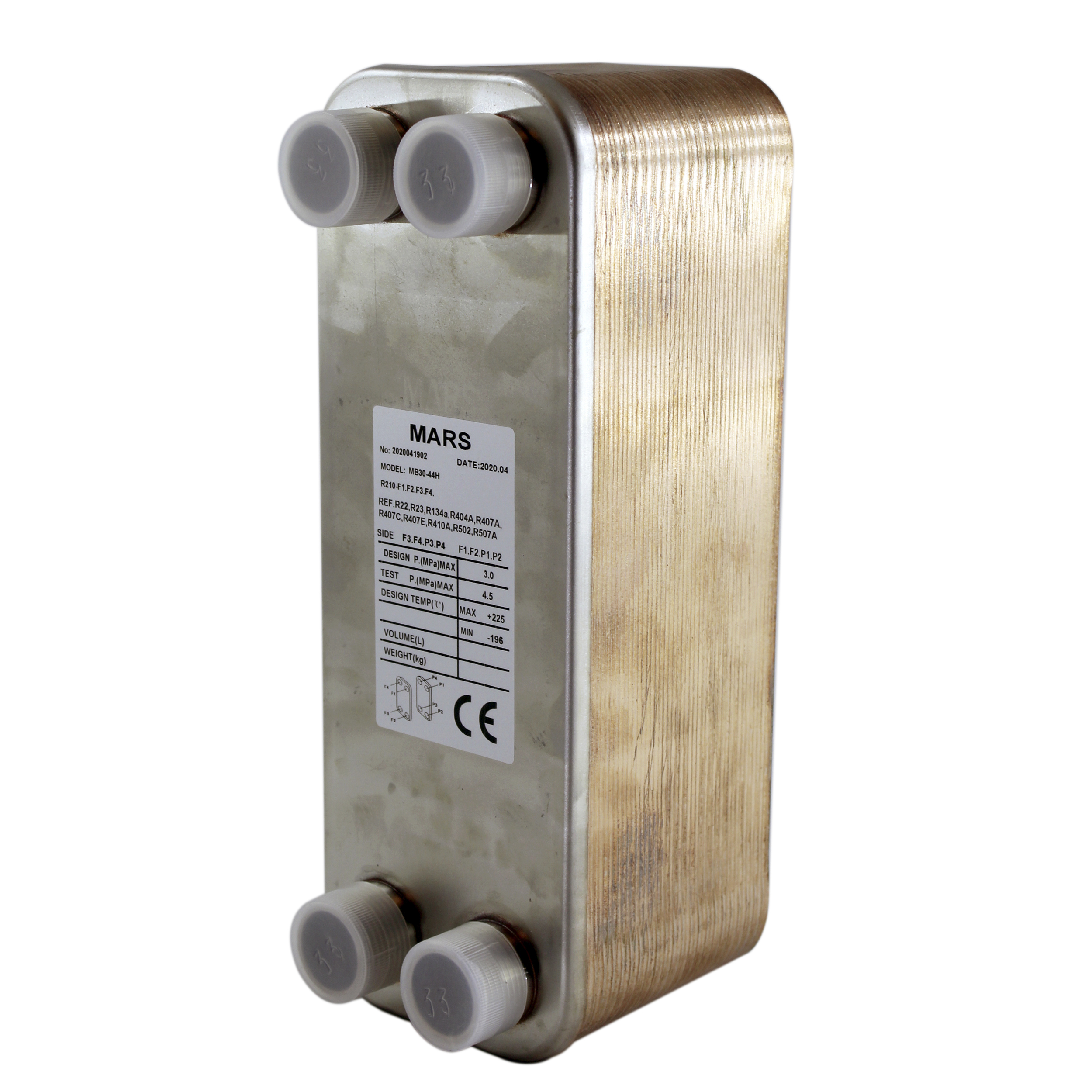 مبدل حرارتی صفحه ای مدل MB30-44H