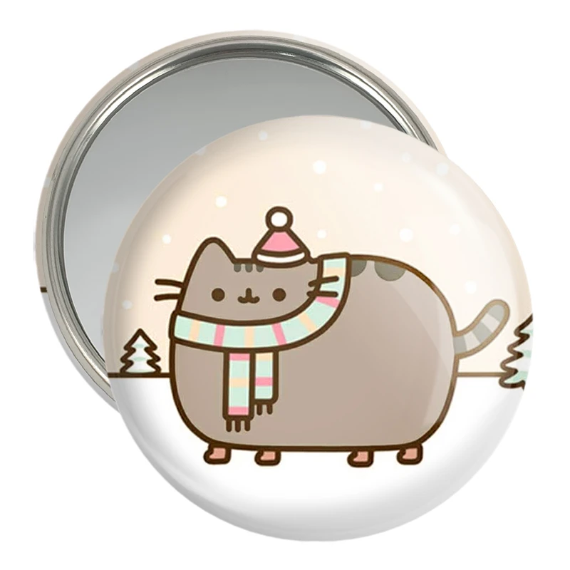 آینه جیبی خندالو مدل پوشین گربه بامزه کد 26596