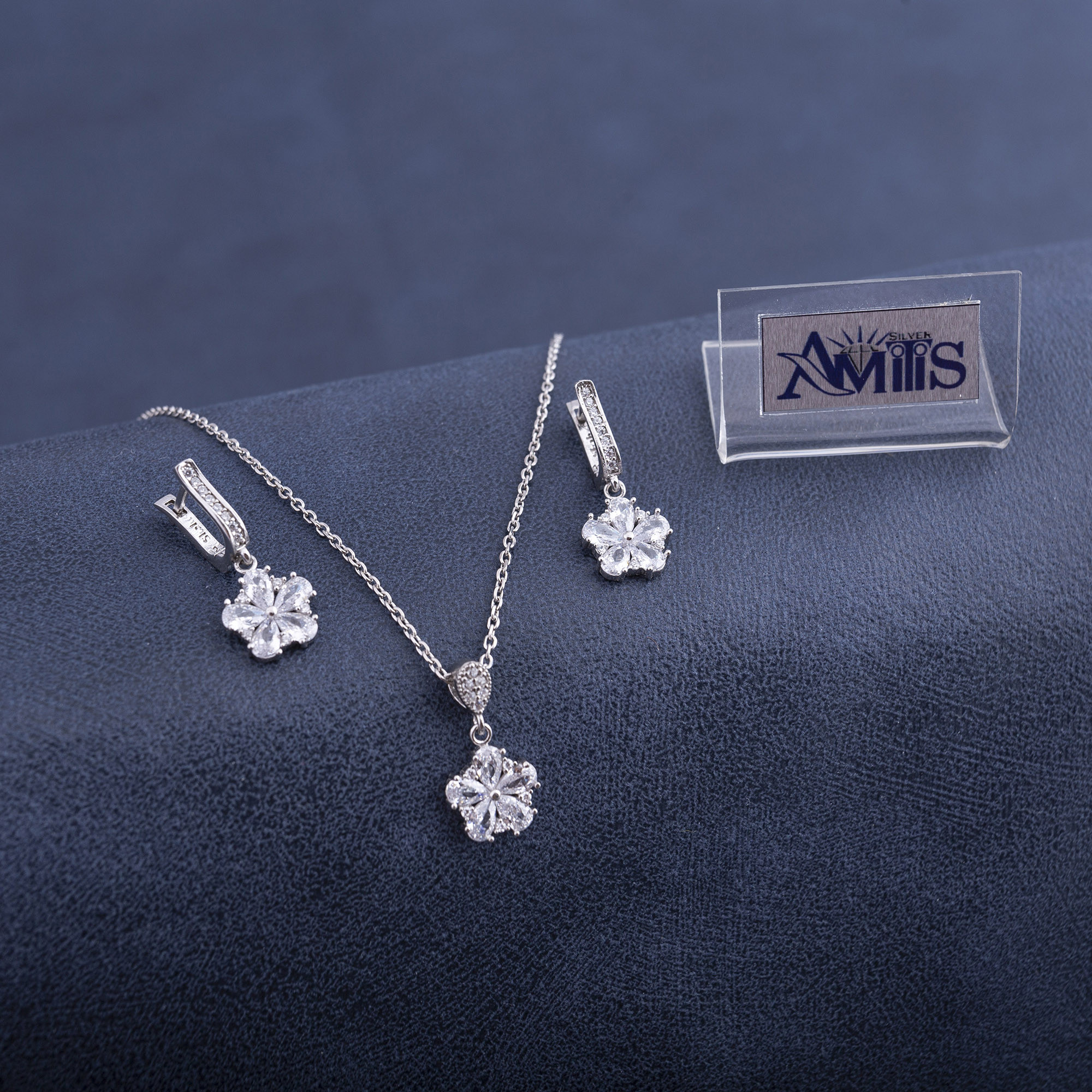 نیم ست نقره زنانه مدل N63