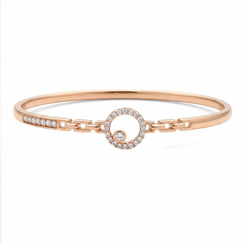 دستبند النگویی زنانه ژوپینگ مدل دایره کد 215