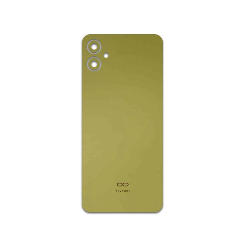برچسب پوششی ماهوت مدل Matte-Gold مناسب برای گوشی موبایل سامسونگ Galaxy A05