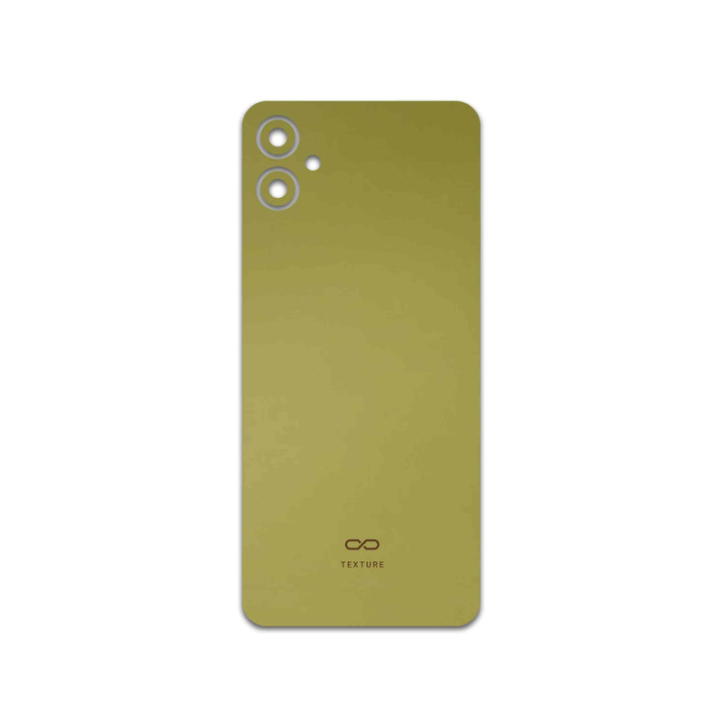 برچسب پوششی ماهوت مدل Matte-Gold مناسب برای گوشی موبایل سامسونگ Galaxy A05