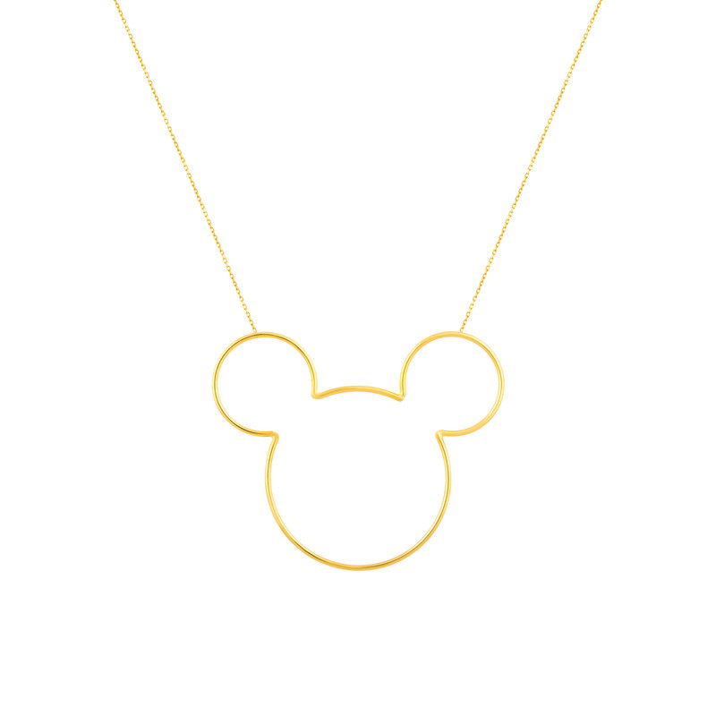 گردنبند طلا 18 عیار زنانه درریس مدل nk8990