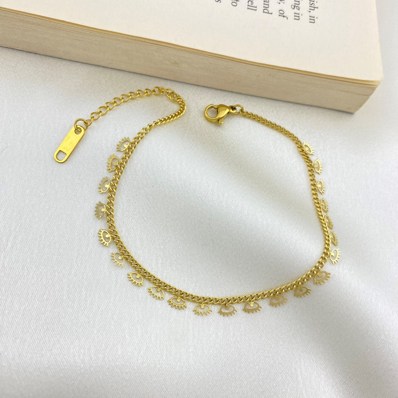 دستبند زنانه مدل چشم کد B4358