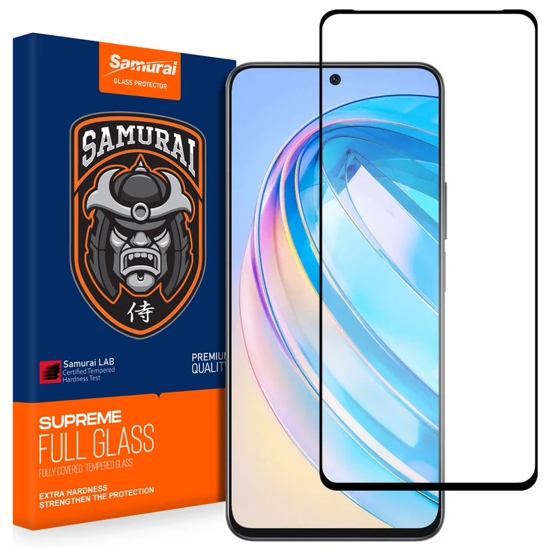 محافظ صفحه نمایش شیشه ای سامورایی مدل ovglass مناسب برای گوشی موبایل آنر X8a / X8 4G