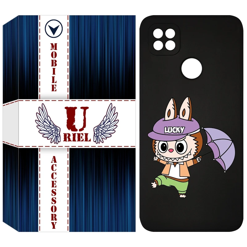 کاور یوریل مدل KSH کد 125 طرح عروسک لبوبو مناسب برای گوشی موبایل شیائومی Redmi 9C / 10A